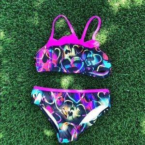 Girls 3T/4T Speedo two piece swimsuit